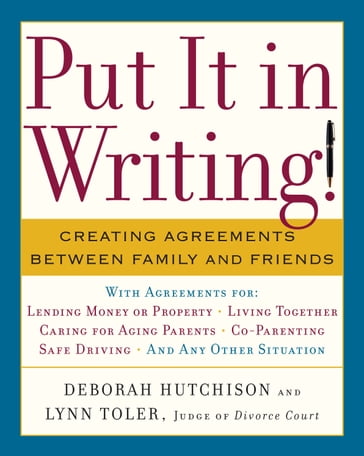 Put It in Writing! - Deborah Hutchison - Lynn Toler