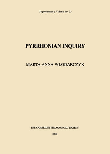 Pyrrhonian Inquiry - Marta Anna Wodarczyk