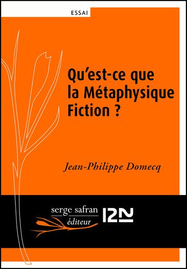 Qu'est-ce que la Métaphysique Fiction ? - Jean-Philippe Domecq