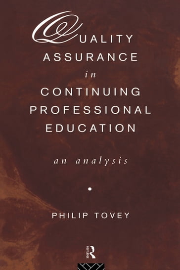 Quality Assurance in Continuing Professional Education - Philip Tovey