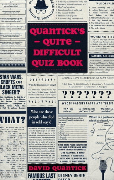 Quantick's Quite Difficult Quiz Book - David Quantick