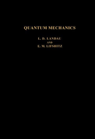 Quantum Mechanics - E. M. Lifshitz - L D Landau