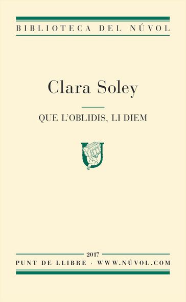 Que l'oblidis, li diem - Clara Soley Trabal