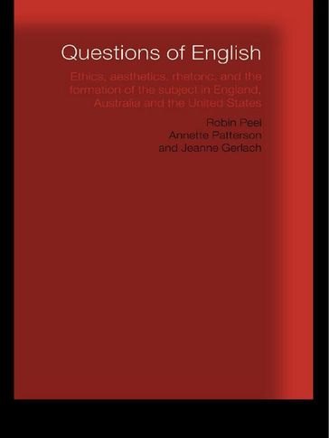 Questions of English - Jeanne Gerlach - Annette Patterson - Robin Peel