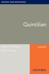 Quintilian: Oxford Bibliographies Online Research Guide