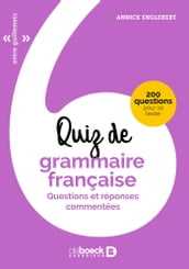 Quiz de grammaire française