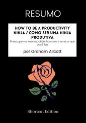 RESUMO - How To Be A Productivity Ninja / Como ser uma ninja produtiva: