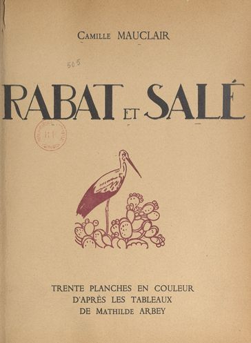 Rabat et Salé - Camille Mauclair