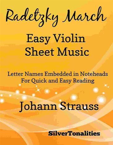 Radetzky March Easy Violin Sheet Music - SilverTonalities