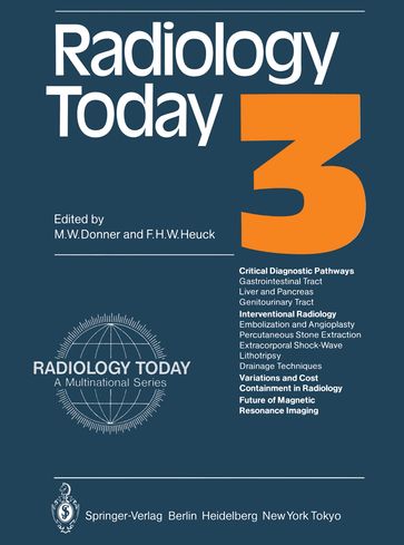 Radiology Today - Martin W. Donner - Friedrich H. W. Heuck