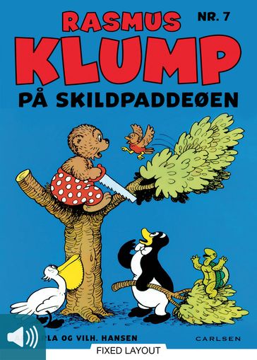Rasmus Klump pa Skildpaddeøen - Carla Hansen - Vilhelm Hansen