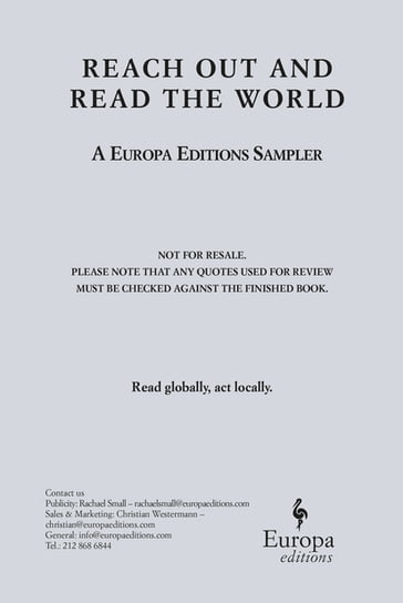 Reach Out and Read the World - Europa Editions
