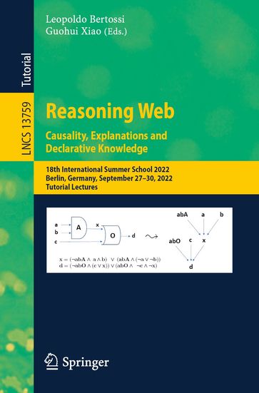 Reasoning Web. Causality, Explanations and Declarative Knowledge