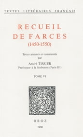 Recueil de farces (1450-1550)