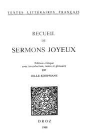 Recueil de sermons joyeux