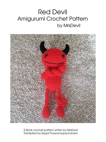 Red Devil Amigurumi Crochet Pattern - MrsDevil