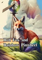 Red Fox and Rainbow Pinwheel