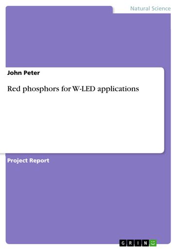 Red phosphors for W-LED applications - Peter John