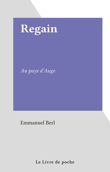 Regain - Emmanuel Berl