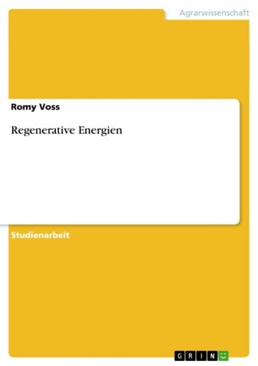 Regenerative Energien - Romy Voss