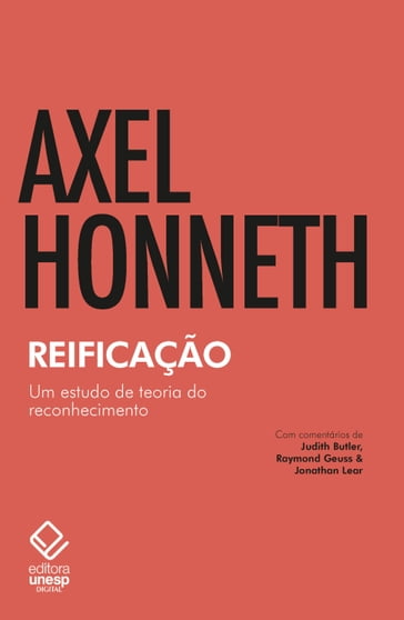 Reificação - Axel Honneth
