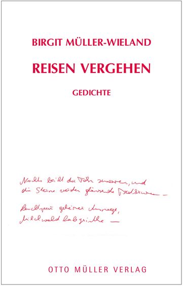 Reisen Vergehen - Birgit Muller-Wieland