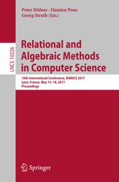 Relational and Algebraic Methods in Computer Science