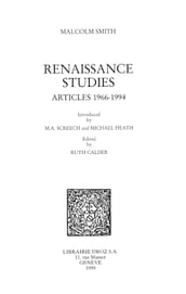 Renaissance Studies : articles 1966-1994