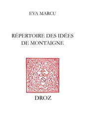 Répertoire des idées de Montaigne