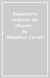 Repertorio metrico dei «Rerum vulgarium fragmenta» di Francesco Petrarca