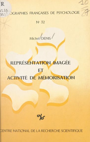 Représentation imagée et activité de mémorisation - Denis Michel