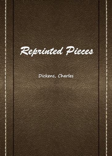 Reprinted Pieces - Jennifer Charles - Dickens
