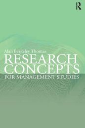 Research Concepts for Management Studies