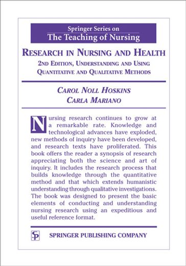 Research in Nursing and Health - Carol Noll Hoskins - PhD - rn - FAAN