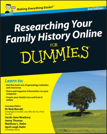 Researching Your Family History Online For Dummies - Nick Barratt - Sarah Newbery - Jenny Thomas - Matthew L. Helm - April Leigh Helm