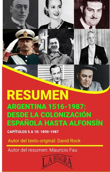 Resumen de Argentina 1516-1987. Desde la Colonización Española Hasta Alfonsín - MAURICIO ENRIQUE FAU