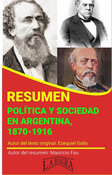 Resumen de Política y Sociedad en Argentina, 1870-1916 de Ezequiel Gallo - MAURICIO ENRIQUE FAU