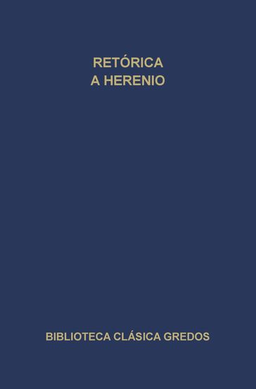 Retórica a Herenio - Anónimo