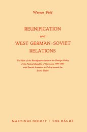 Reunification and West German-Soviet Relations