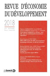 Revue d économie du développement