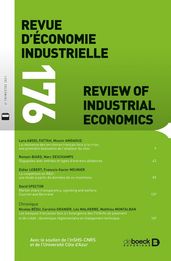 Revue d économie industrielle n° 176