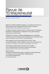 Revue de l Entrepreneuriat