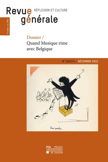 Revue générale - n°2022/4 - décembre 2022 - Frédéric Saenen