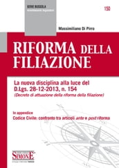 Riforma della Filiazione