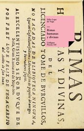 Rimas humanas y divinas del licenciado Tomé de Burguillos