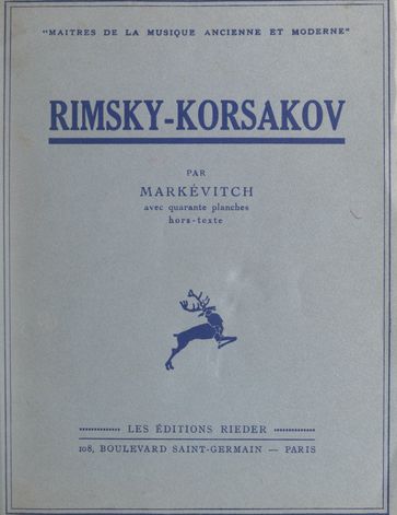Rimsky-Korsakov - Igor Markevitch