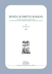 Rivista di diritto romano. Nuova serie (2020). 20.