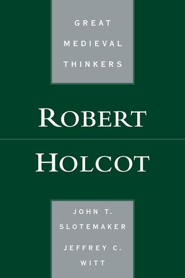 Robert Holcot - John T. Slotemaker - Jeffrey C. Witt