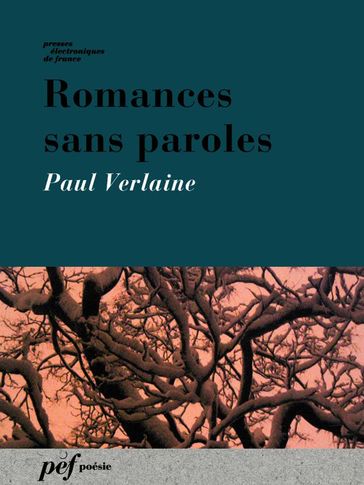 Romances sans paroles - Paul Verlaine