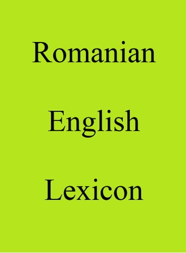 Romanian English Lexicon - Trebor Hog